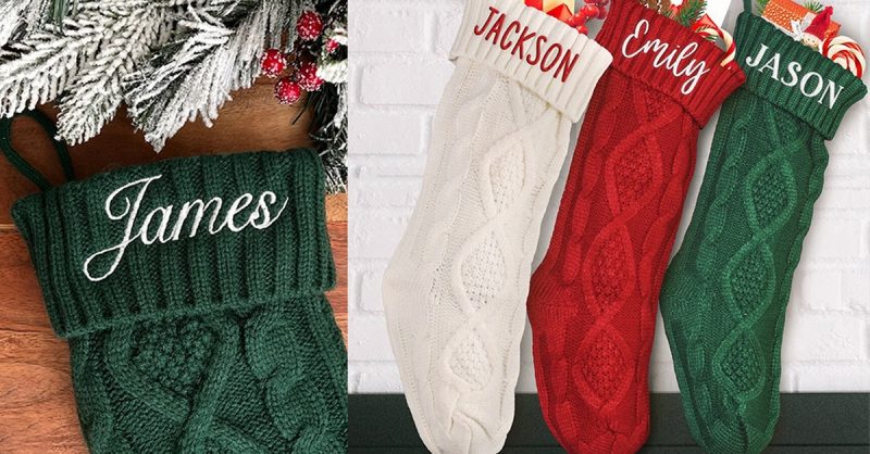 1 Ou 2 Chaussettes De Noël Brodées Personnalisées National Deal OohN.com Special Offers, Deals & Discounts in France 3