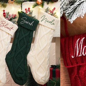 1 Ou 2 Chaussettes De Noël Brodées Personnalisées National Deal OohN.com Special Offers, Deals & Discounts in France