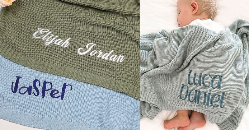 1 Ou 2 Couvertures Brodées Personnalisées Pour Bébé National Deal OohN.com Special Offers, Deals & Discounts in France