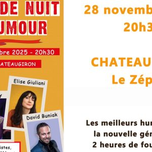 1 Place Pour “”La Grande Nuit De Lhumour”” Le 28 Novembre À 20h30 Rennes OohN.com Special Offers, Deals & Discounts in France