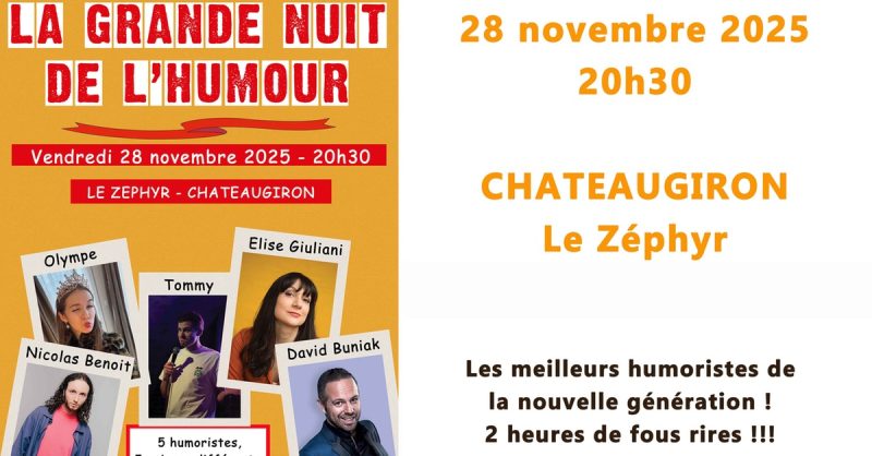 1 Place Pour “”La Grande Nuit De Lhumour”” Le 28 Novembre À 20h30 Rennes OohN.com Special Offers, Deals & Discounts in France