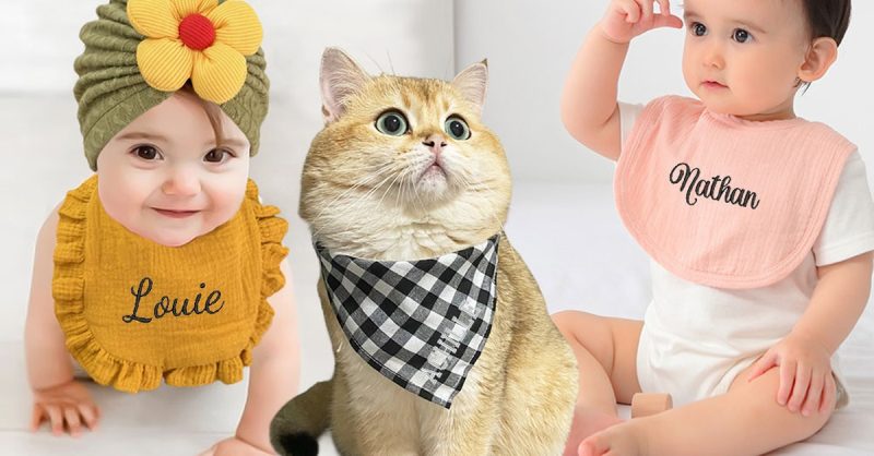 Bavoir Personnalisé En Coton Doux Avec Justyling National Deal OohN.com Special Offers, Deals & Discounts in France