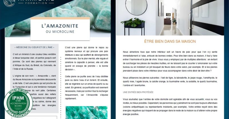 Formation En Ligne De Lithothérapie Avec Harmonie Réduction National Deal OohN.com Special Offers, Deals & Discounts in France 3