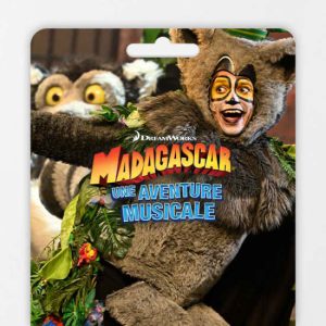 Madagascar, une aventure musicale – Carte-cadeau at Théâtre du Gymnase Marie-Bell, Paris, France OohN.com Special Offers, Deals & Discounts in France