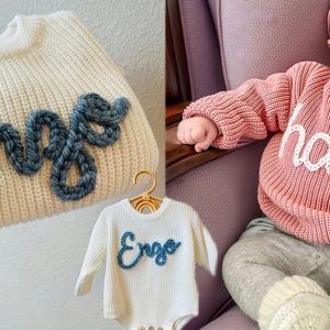 Pull Personnalisé Brodé Pour Bébé Sur Justyling National Deal OohN.com Special Offers, Deals & Discounts in France