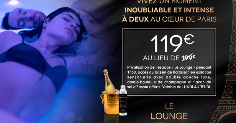 Séance De Flottaison Pour 2 En Espace Privatisé La Défense – Nanterre OohN.com Special Offers, Deals & Discounts in France 2