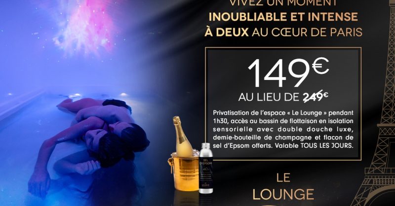 Séance De Flottaison Pour 2 En Espace Privatisé La Défense – Nanterre OohN.com Special Offers, Deals & Discounts in France 3