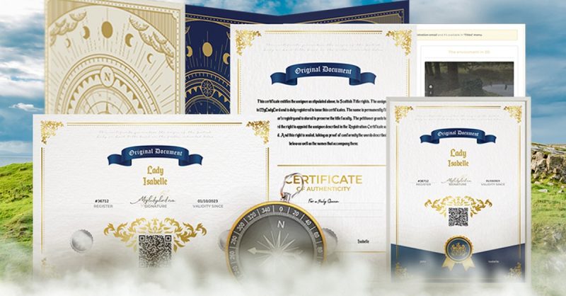 Titre Décoratif De Lady Ou Lord National Deal OohN.com Special Offers, Deals & Discounts in France 3