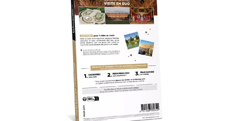 Voyage Majestueux Au Château De Versailles En Duo National Deal OohN.com Special Offers, Deals & Discounts in France 2